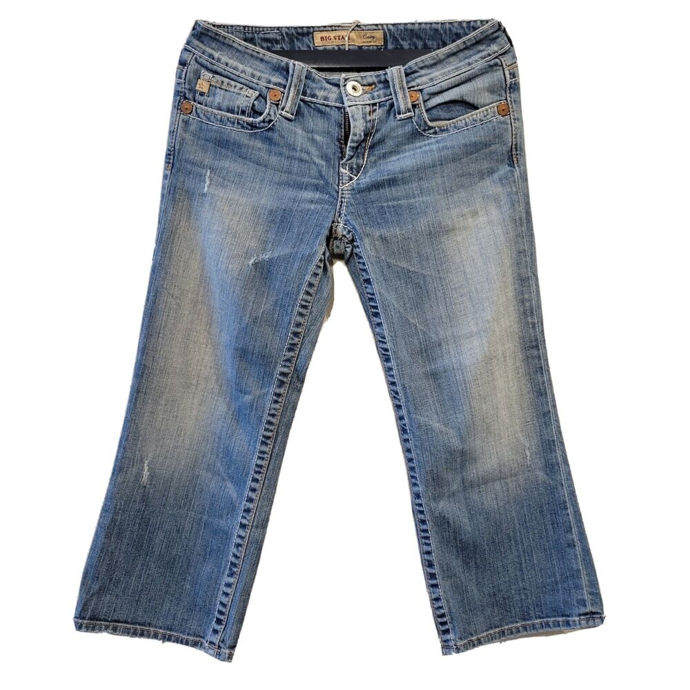 Big Star Jeans Cropped Capri Womens Casey Low Rise Fit Size 27